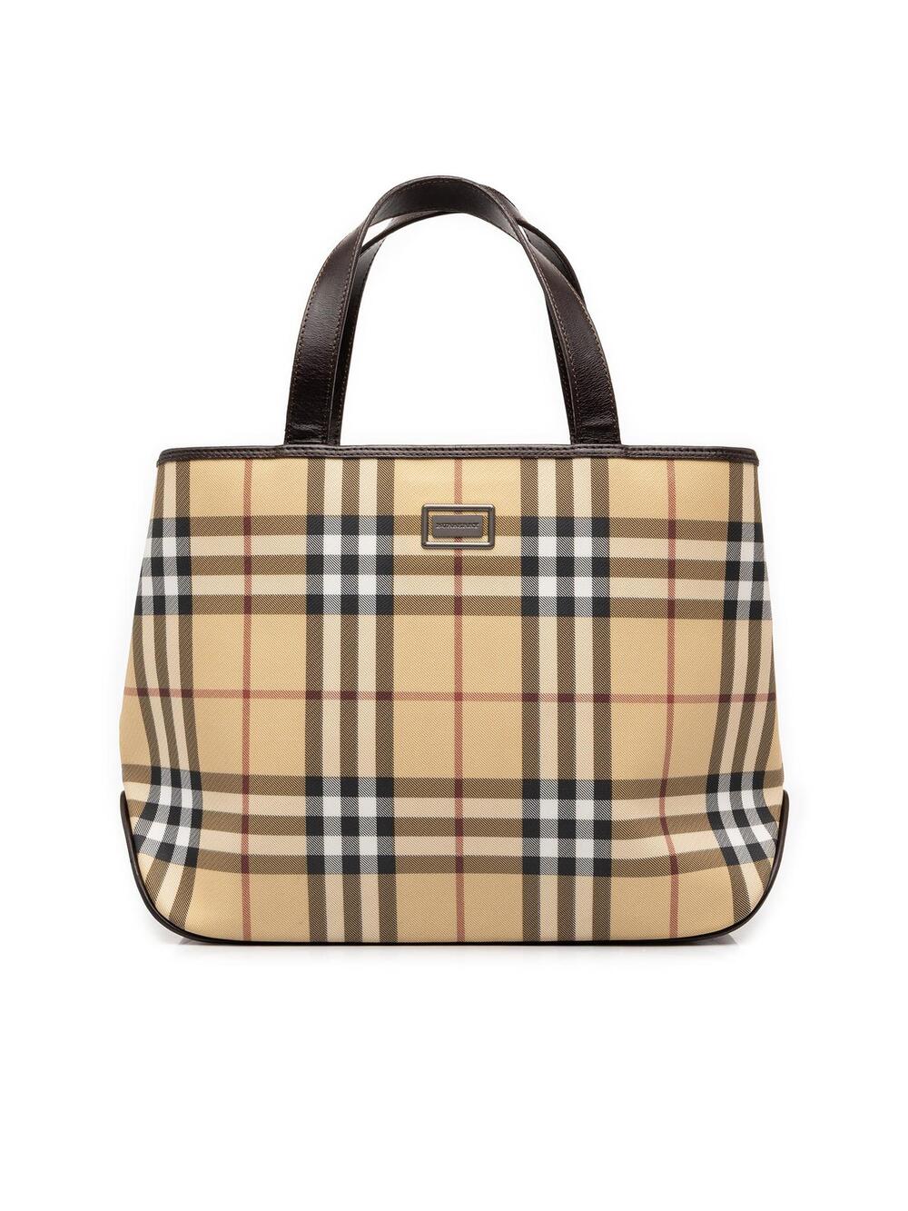 Burberry House Check Coated Canvas Tote #361662B39B